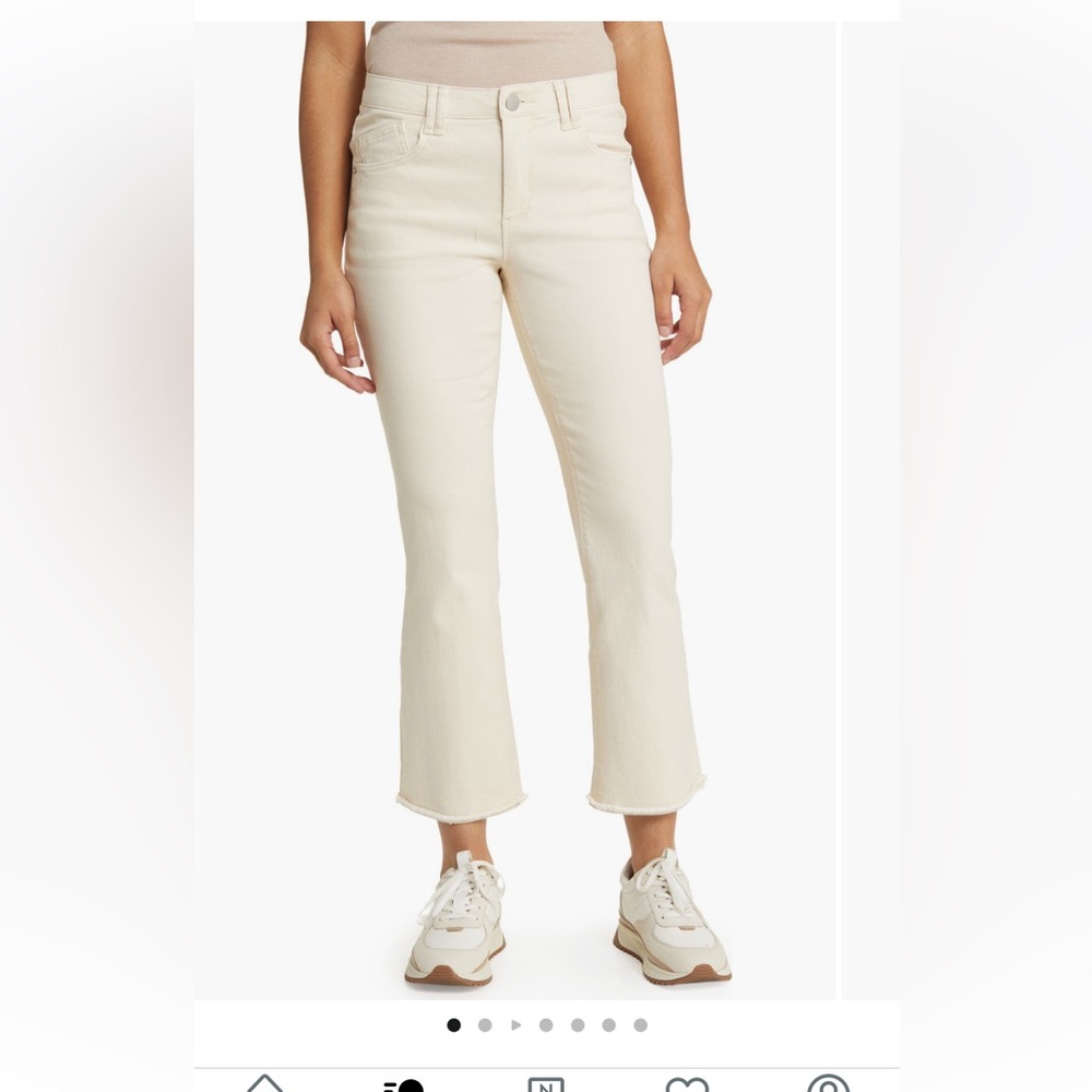 Wit & Wisdom Ab Solutions Frayed Flared Jeans